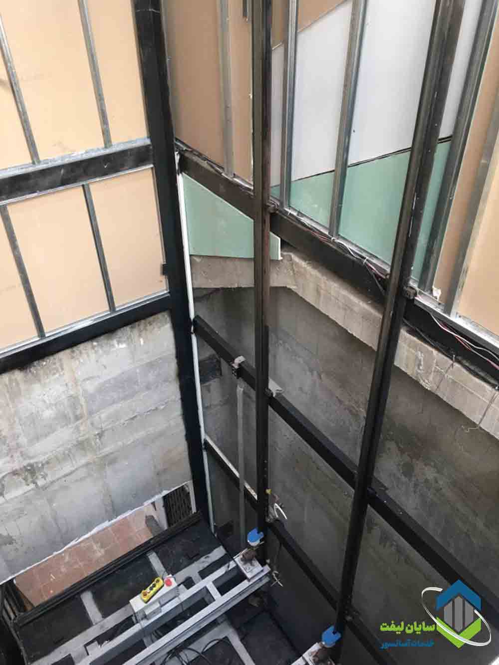 آسانسور ماشين بر بانك ملي